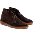 Woodford Desert Boot - Brown Janus Calf Suede - Crown Northampton