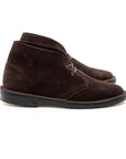 Woodford Desert Boot - Brown Janus Calf Suede - Crown Northampton
