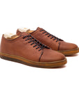 Harlestone Hand Stitch Derby - Tan Horween Buffalo - Crown Northampton