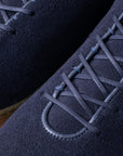 Everdon Hand Stitch Wholecut Mid - Navy Scottish Deer Suede - Crown Northampton