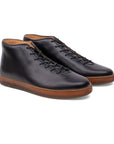 Everdon Hand Stitch Wholecut Mid - Horween Black Chromexcel - Crown Northampton