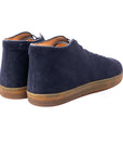Everdon Hand Stitch Wholecut Mid - Navy Scottish Deer Suede - Crown Northampton