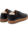 Harlestone Hand Stitch Derby - Black Veg Tan Calf - Crown Northampton