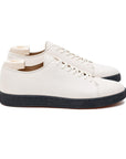 Harlestone Hand Stitch Derby - Off White Veg Tan Calf - Crown Northampton