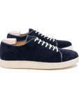 Harlestone Hand Stitch Derby - Navy Scottish Deer Suede - Crown Northampton