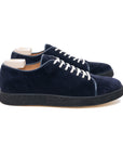 Harlestone Hand Stitch Derby - Navy Scottish Deer Suede - Crown Northampton