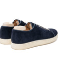 Harlestone Hand Stitch Derby - Navy Scottish Deer Suede - Crown Northampton