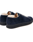 Harlestone Hand Stitch Derby - Navy Scottish Deer Suede - Crown Northampton