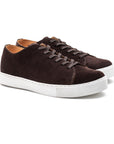 Overstone Derby TL - Brown Janus Calf Suede - Crown Northampton