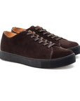 Overstone Derby TL - Brown Janus Calf Suede - Crown Northampton