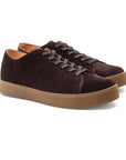 Overstone Derby TL - Brown Janus Calf Suede - Crown Northampton