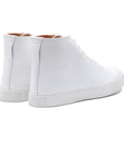 Overstone Hi Derby - All White Calf - Crown Northampton