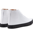 Overstone Hi Derby - All White Calf - Crown Northampton