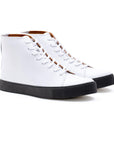 Overstone Hi Derby - All White Calf - Crown Northampton
