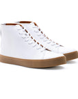 Overstone Hi Derby - All White Calf - Crown Northampton
