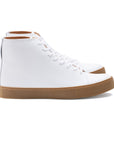 Overstone Hi Derby - All White Calf - Crown Northampton