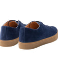 Overstone Derby TL - French Navy Janus Calf Suede - Crown Northampton