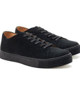 Overstone Derby TL - Black Janus Calf Suede - Crown Northampton