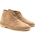 Woodford Desert Boot - Sand Janus Calf Suede - Crown Northampton