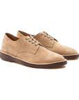 Grove Desert Shoe - Sand Janus Calf Suede - Crown Northampton