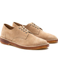 Grove Desert Shoe - Sand Janus Calf Suede - Crown Northampton