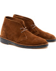Woodford Desert Boot - Snuff Janus Calf Suede - Crown Northampton
