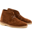 Woodford Desert Boot - Snuff Janus Calf Suede - Crown Northampton