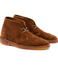 Woodford Desert Boot - Snuff Janus Calf Suede - Crown Northampton