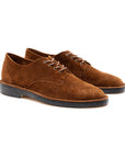 Grove Desert Shoe - Snuff Janus Calf Suede - Crown Northampton