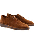 Grove Desert Shoe - Snuff Janus Calf Suede - Crown Northampton