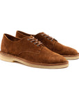 Grove Desert Shoe - Snuff Janus Calf Suede - Crown Northampton