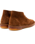 Woodford Desert Boot - Snuff Janus Calf Suede - Crown Northampton