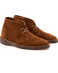 Woodford Desert Boot - Snuff Janus Calf Suede - Crown Northampton