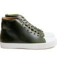 Abington Hi Toe Cap - Horween Forest Green Chromexcel - Crown Northampton