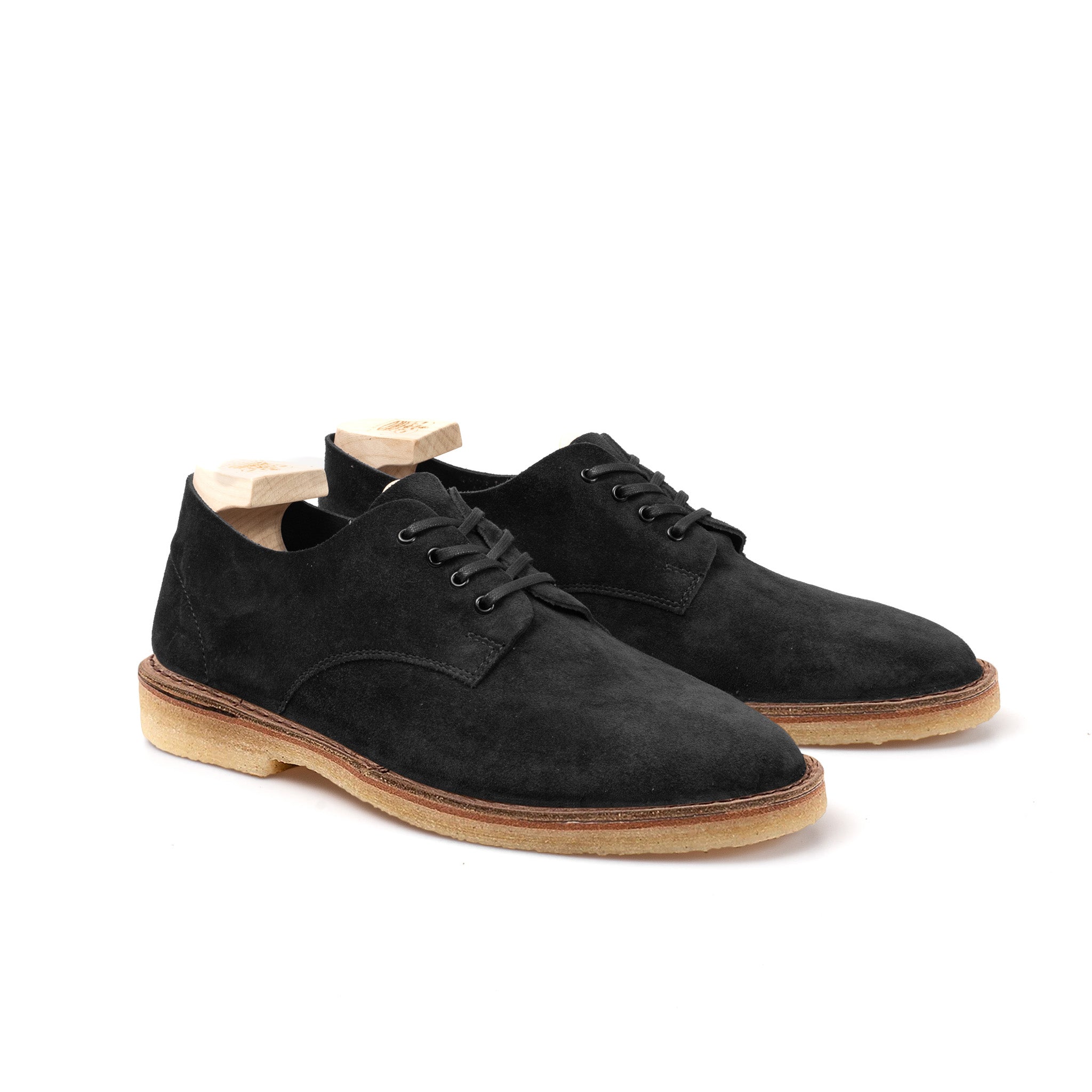 Grove Desert Shoe - Black Kudu Suede