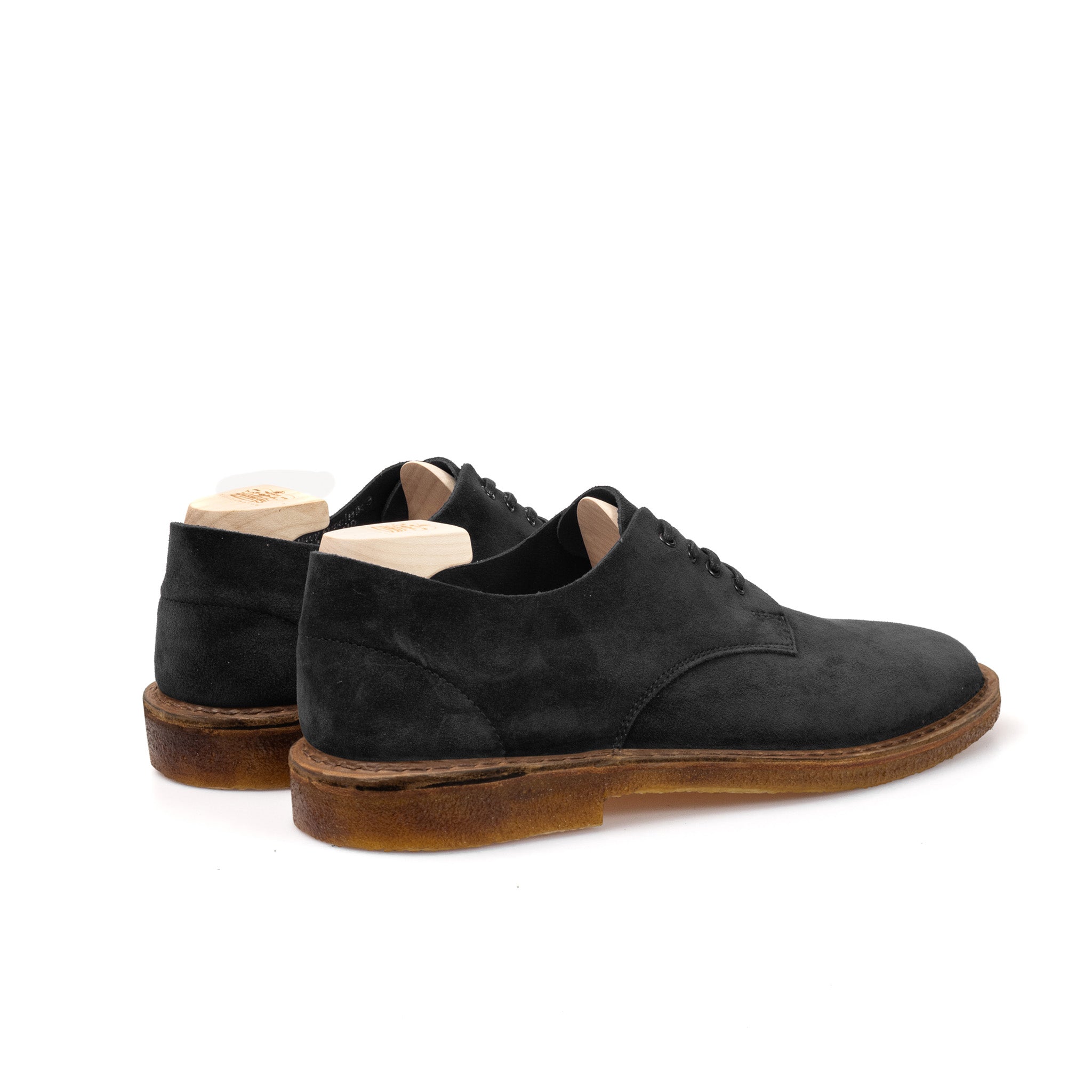 Grove Desert Shoe - Black Kudu Suede