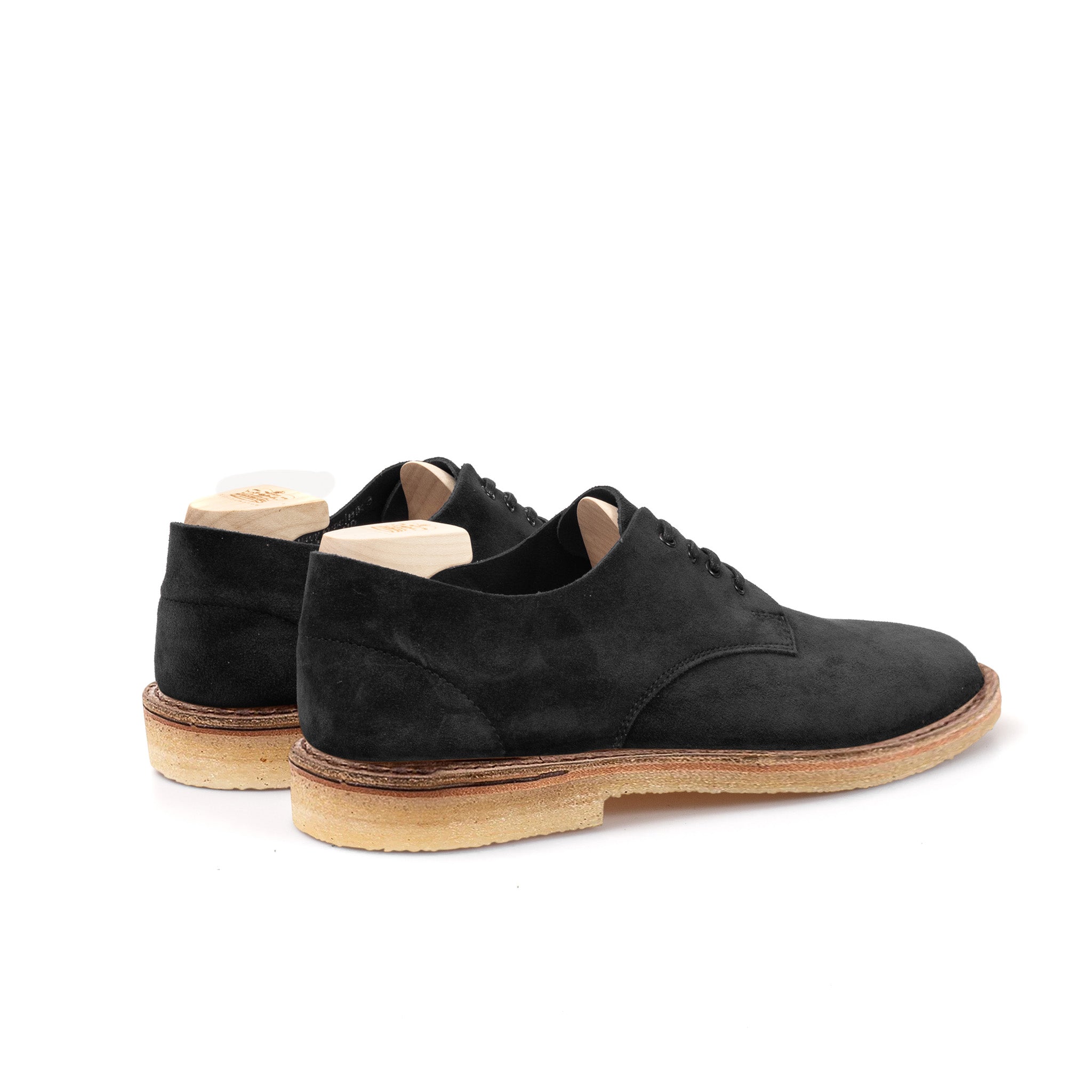 Grove Desert Shoe - Black Kudu Suede