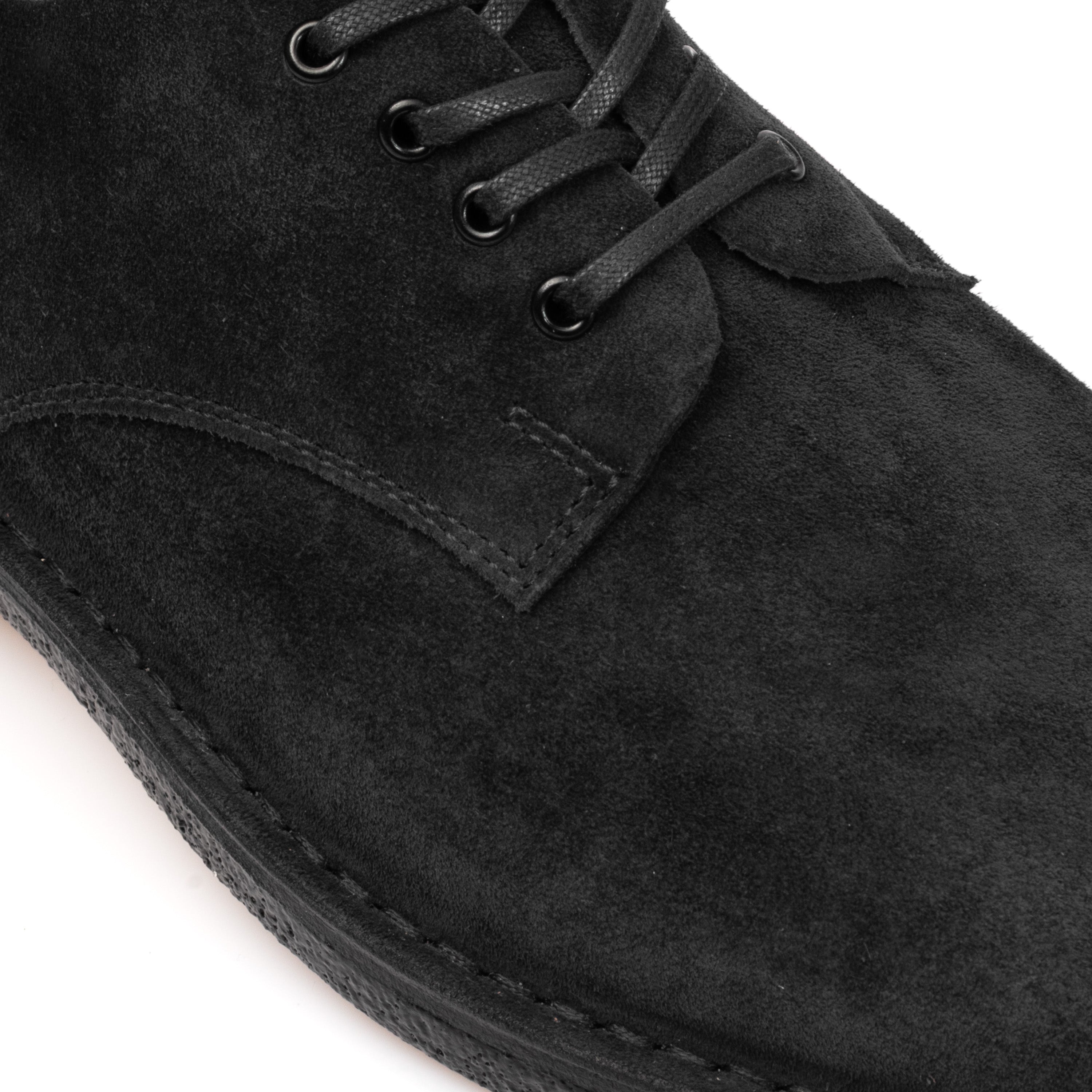 Grove Desert Shoe - Black Kudu Suede