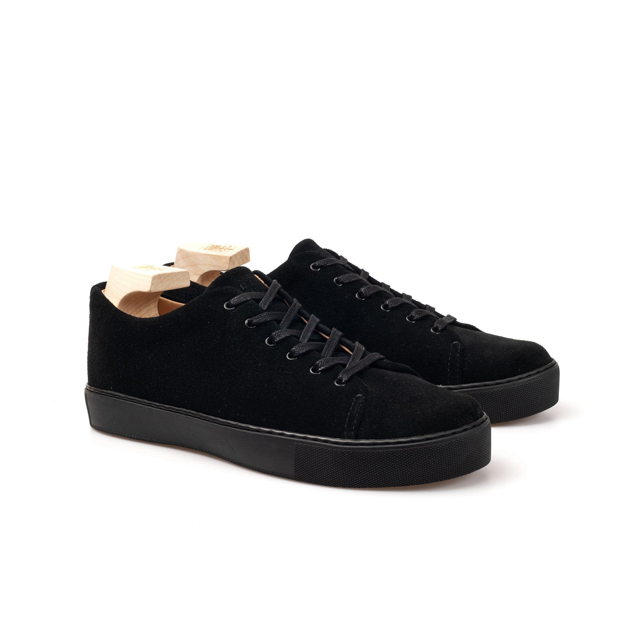 Overstone Derby - Black Janus Calf Suede