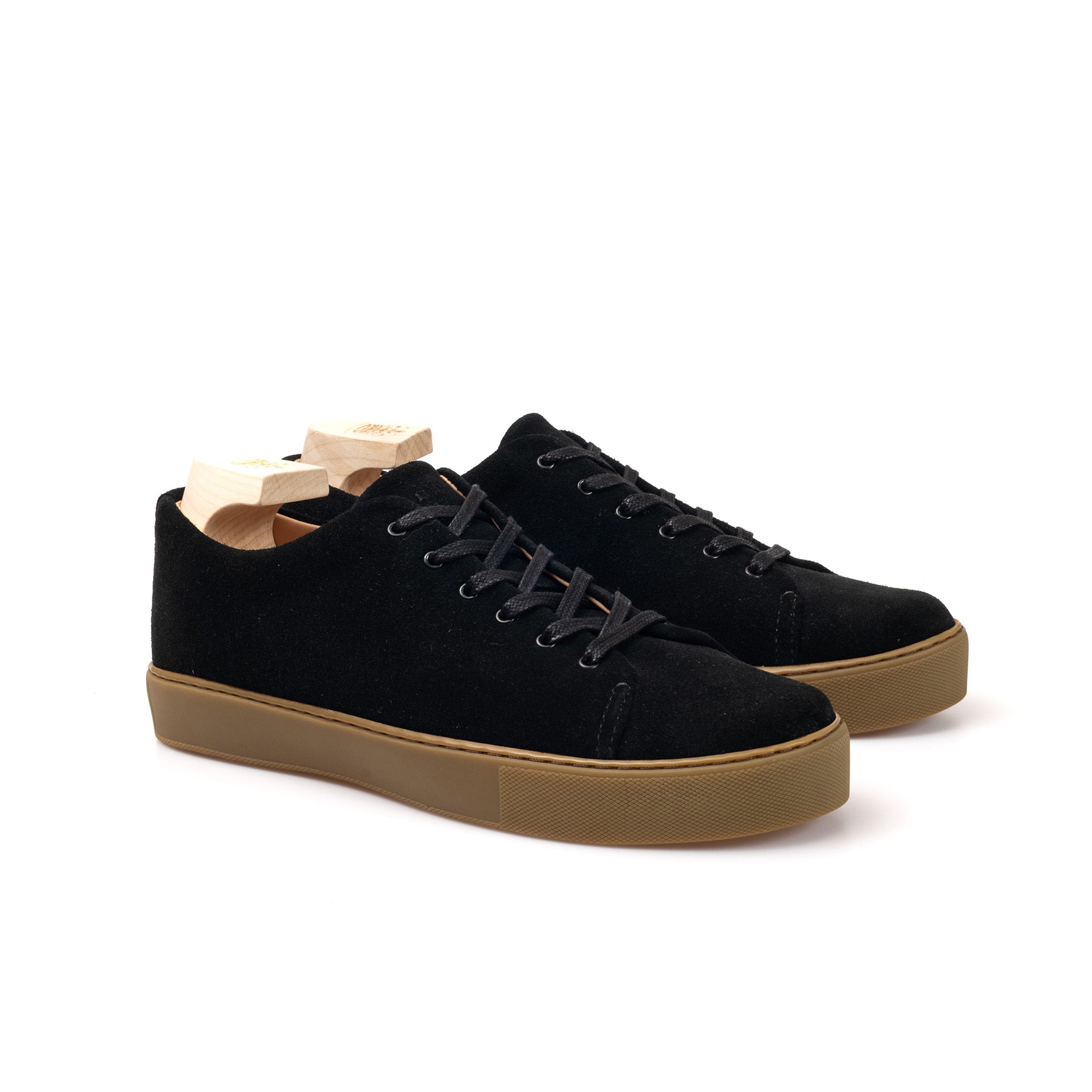 Overstone Derby - Black Janus Calf Suede