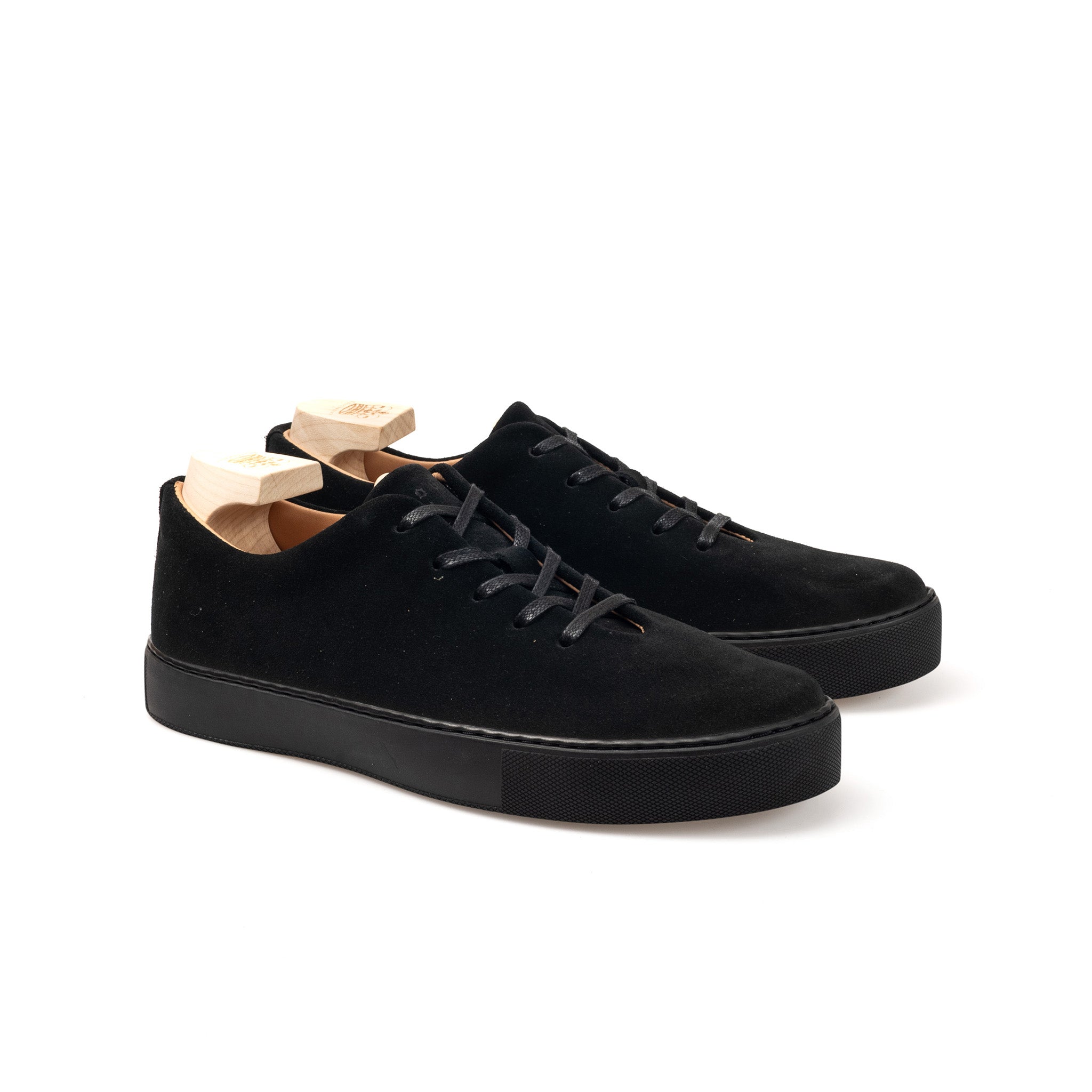 Upton Wholecut - Black Janus Calf Suede