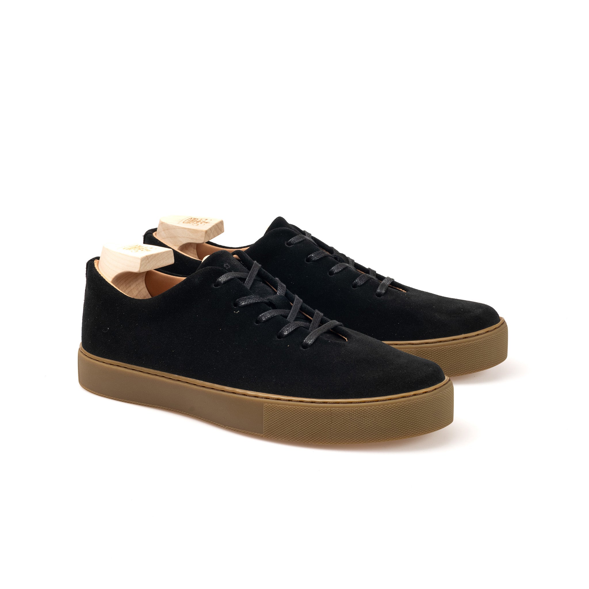 Upton Wholecut - Black Janus Calf Suede
