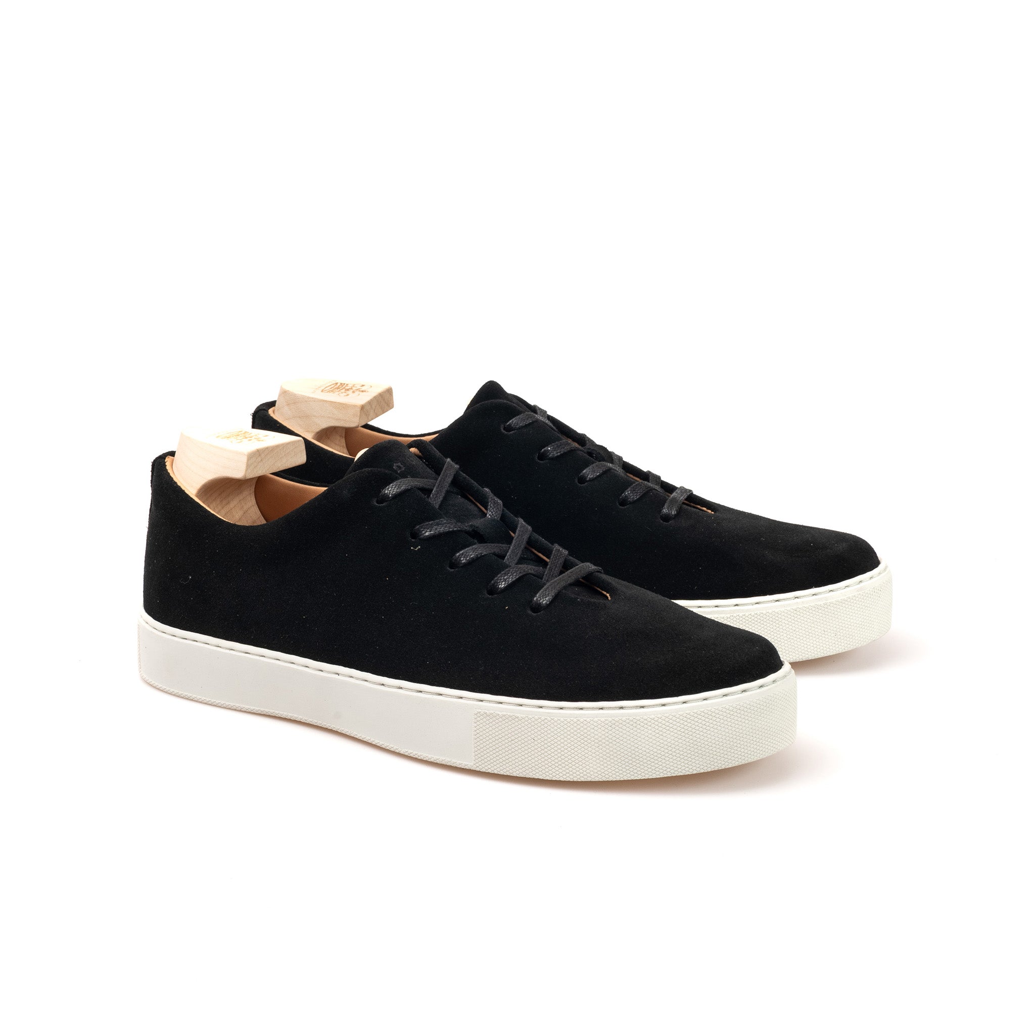 Upton Wholecut - Black Janus Calf Suede