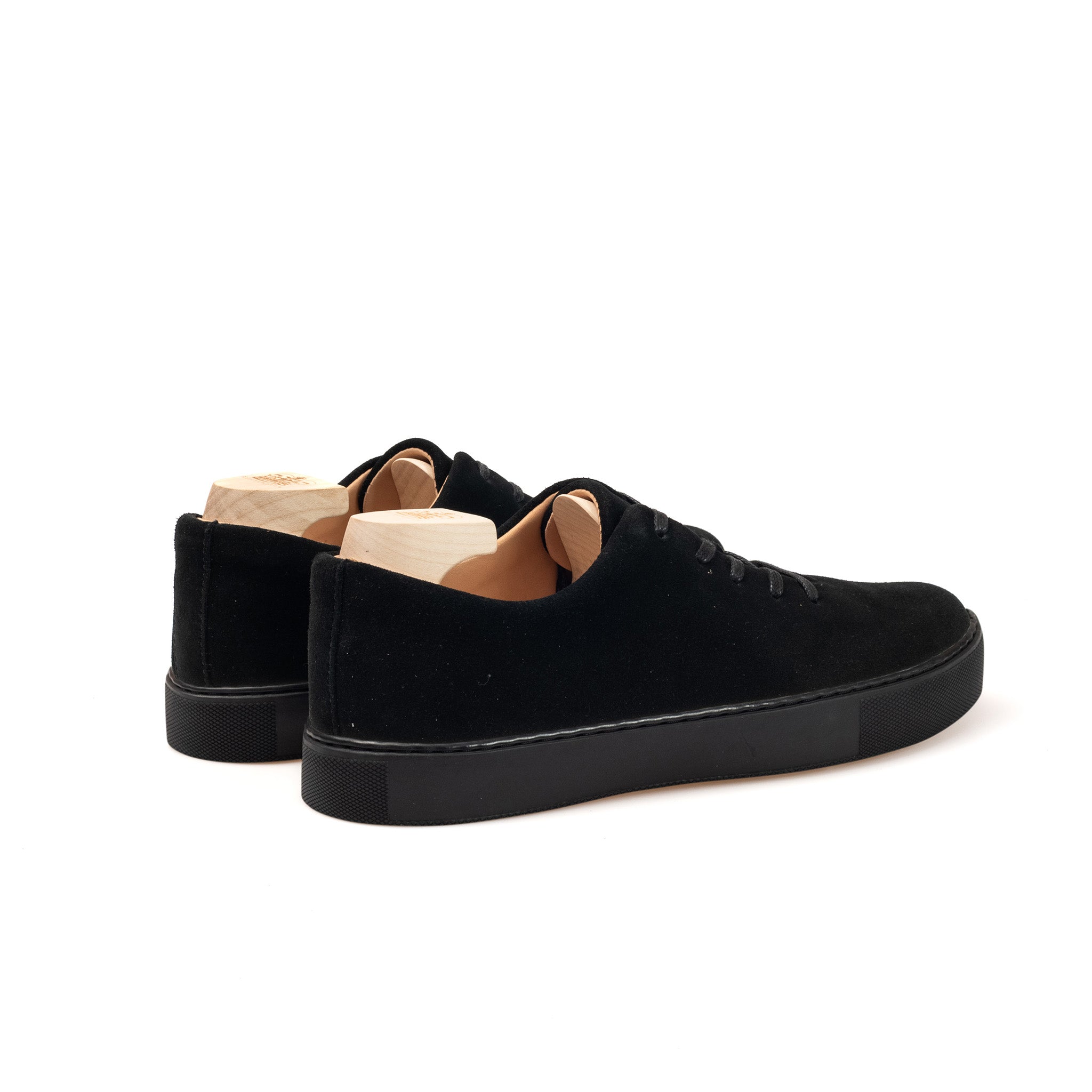 Upton Wholecut - Black Janus Calf Suede