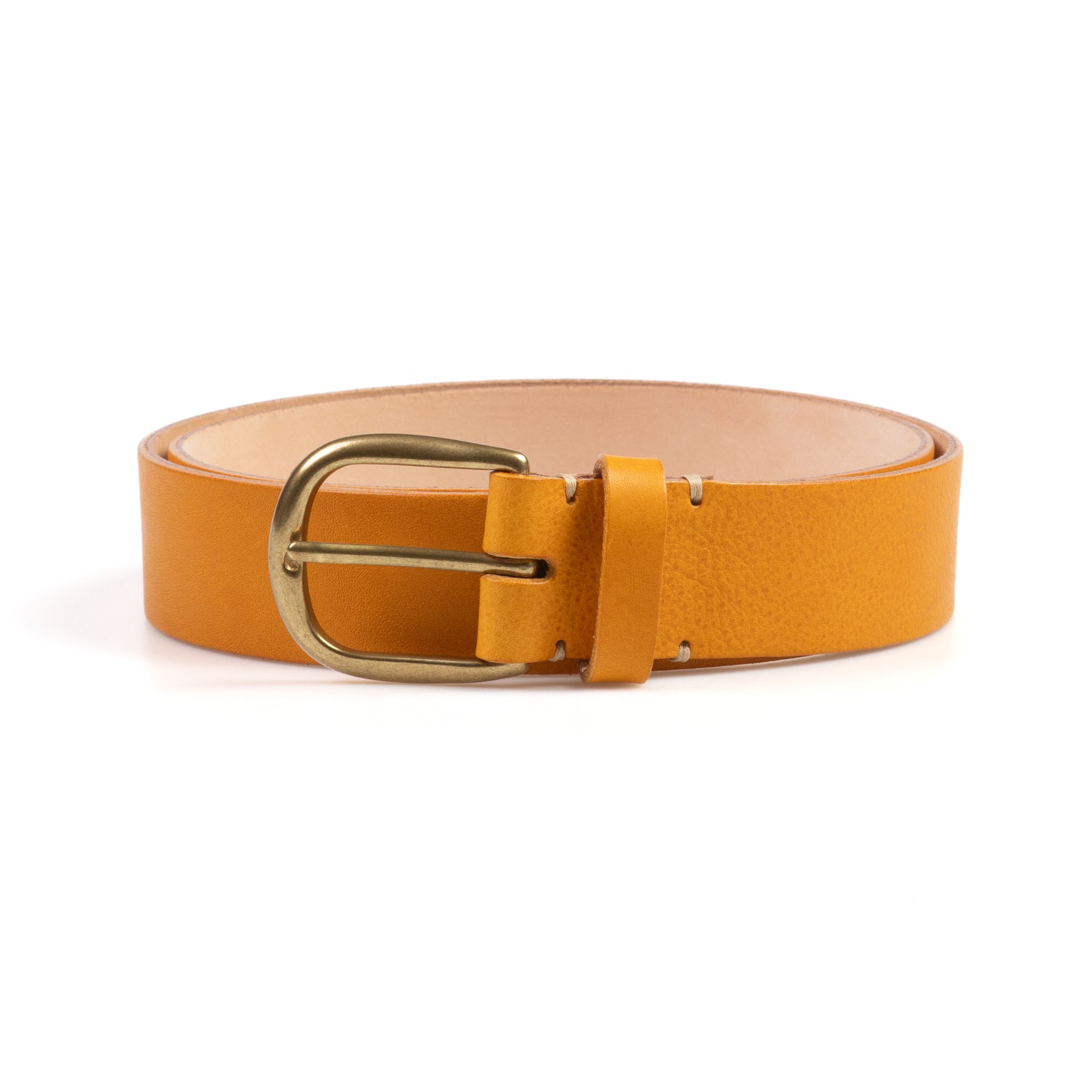 Lined Belt - Mustard Badalassi Minerva Box