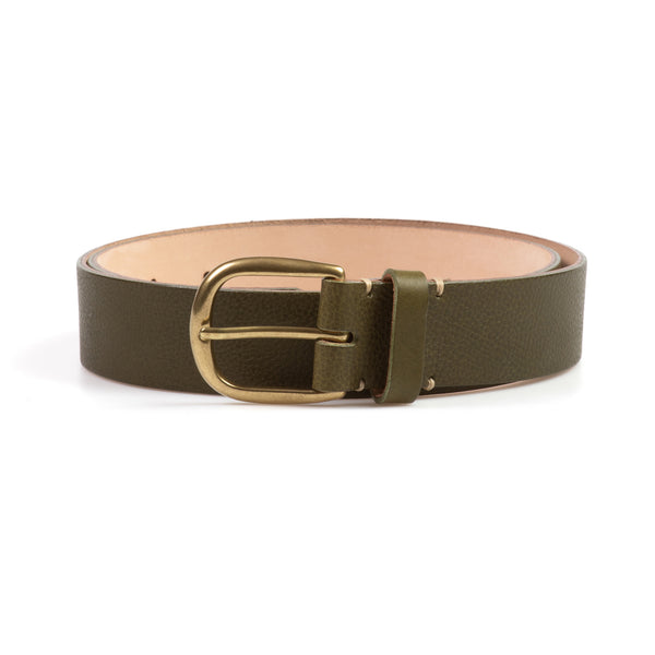 Lined Belt - Olive Badalassi Minerva Box – Crown Northampton