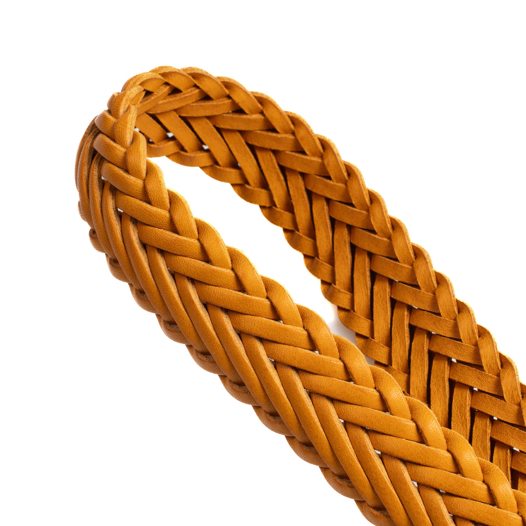 Plaited Belt - Mustard Badalassi Minerva Box