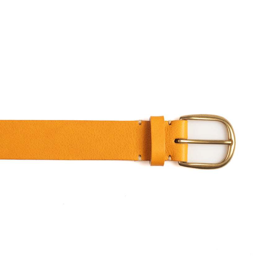 Lined Belt - Mustard Badalassi Minerva Box