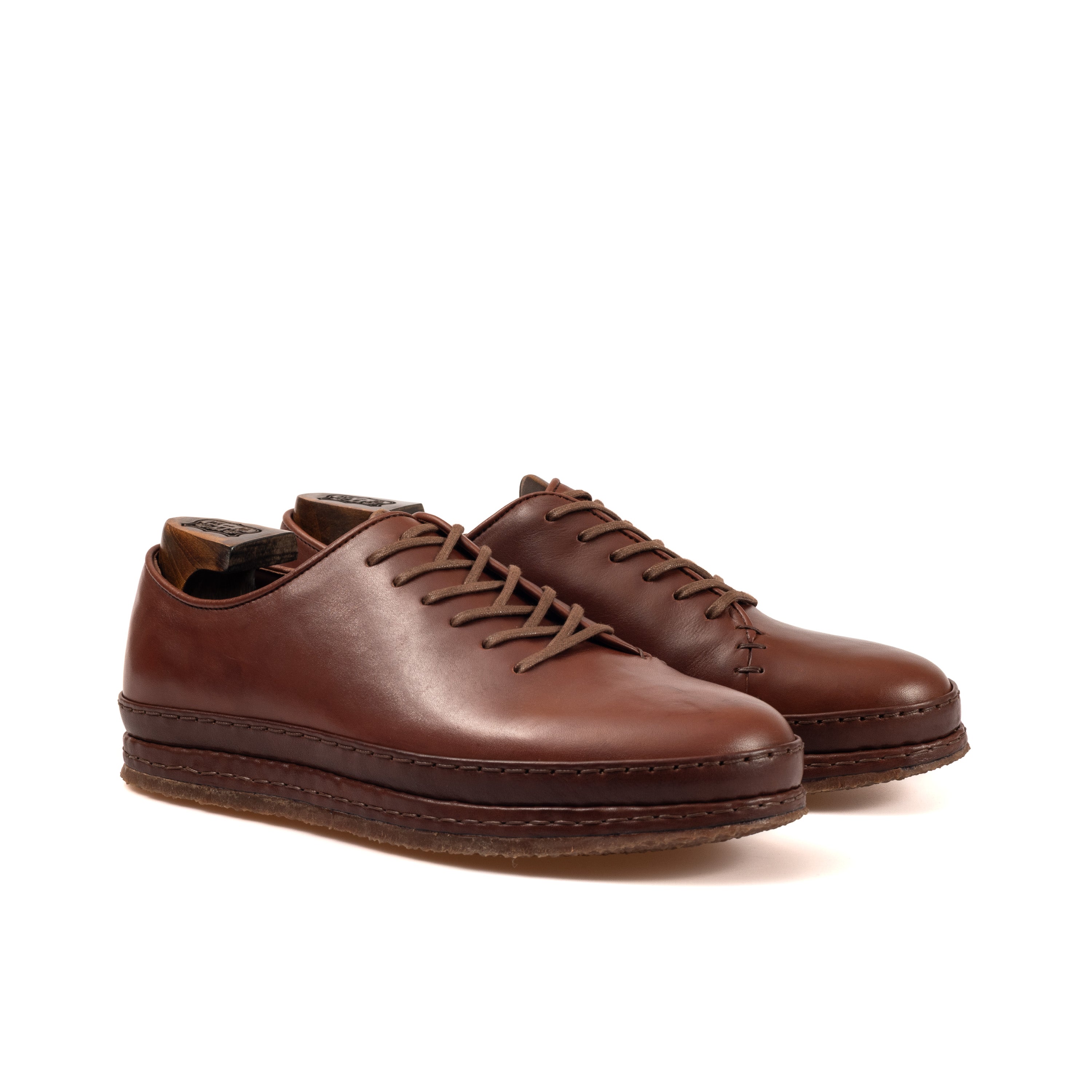 Ernest Wholecut - Brown Oak Bark Tanned Calf