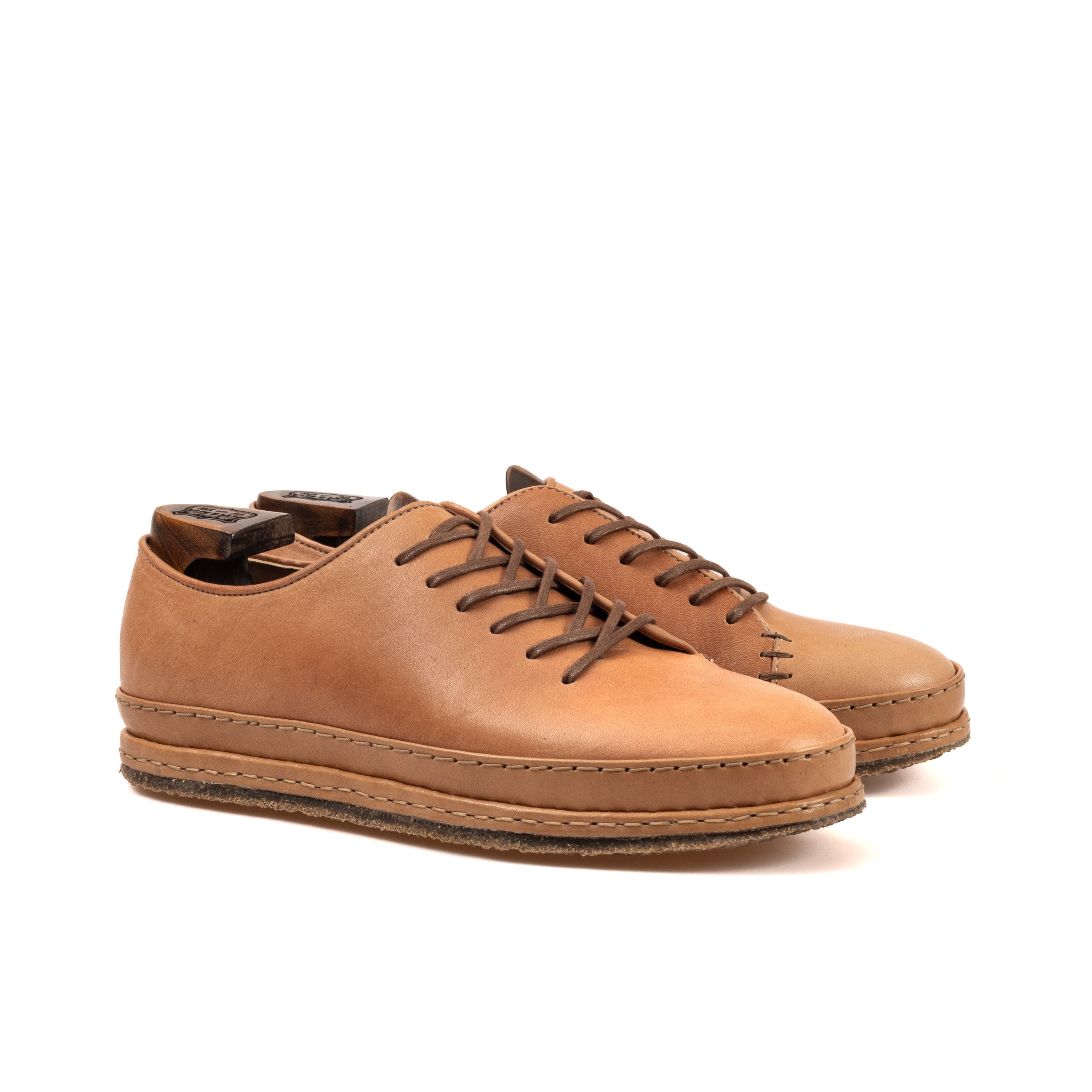 Ernest Wholecut - Natural Oak Bark Tanned Calf